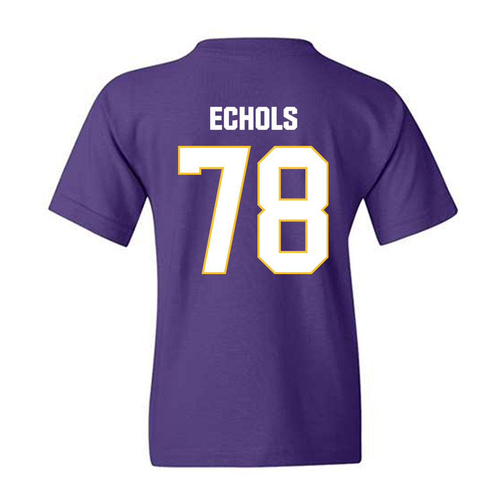 LSU - NCAA Football : Coen Echols - Classic Shersey Youth T-Shirt-1