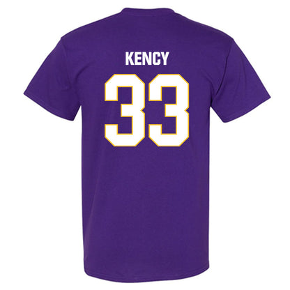 LSU - NCAA Football : David Kency - Classic Shersey T-Shirt-1