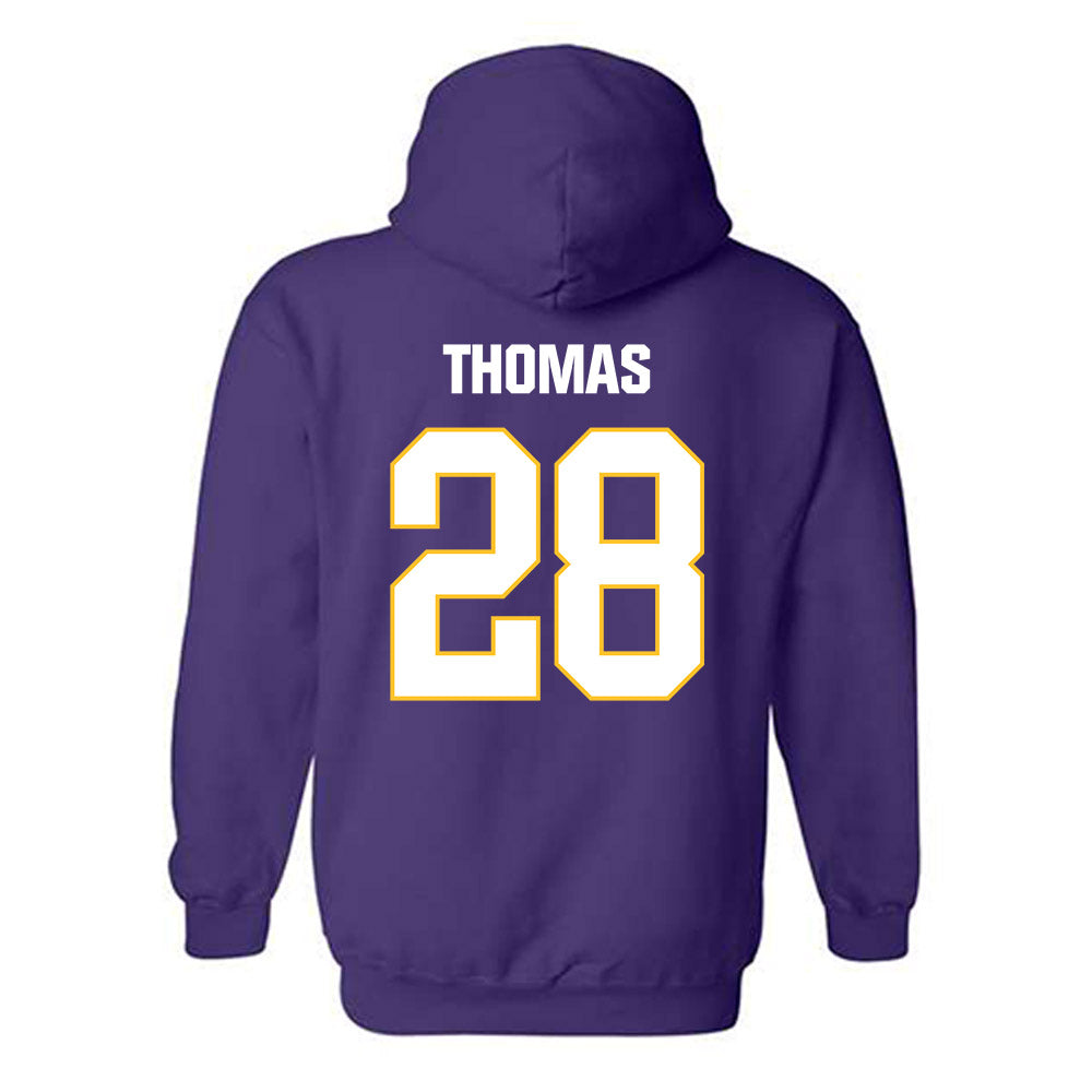 LSU - NCAA Football : Jhase Thomas - Classic Shersey Hooded Sweatshirt-1