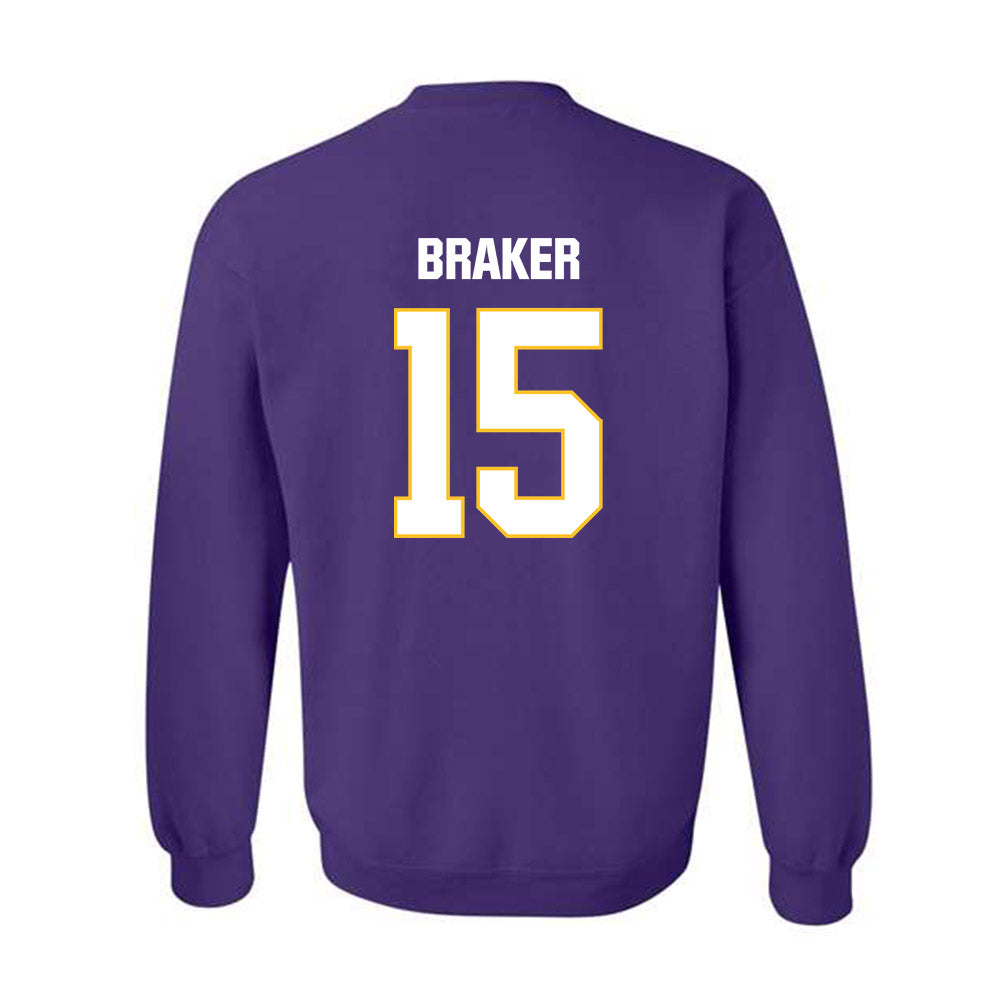 LSU - NCAA Football : Jaiden Braker - Classic Shersey Crewneck Sweatshirt-1