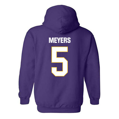 LSU - NCAA Beach Volleyball : Madison Meyers - Classic Shersey Hooded Sweatshirt-1