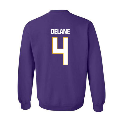 LSU - NCAA Football : Mansoor Delane - Classic Shersey Crewneck Sweatshirt-1