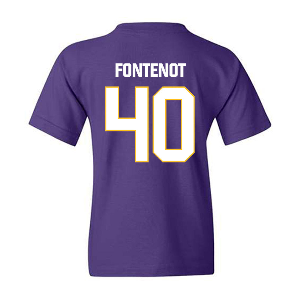 LSU - NCAA Baseball : Grant Fontenot - Classic Shersey Youth T-Shirt-1