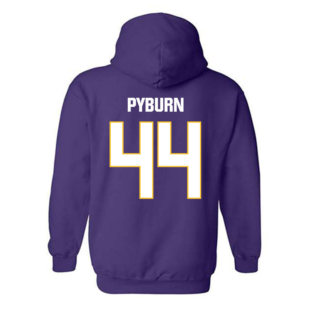 LSU - NCAA Football : Jack Pyburn - Classic Shersey Hooded Sweatshirt-1