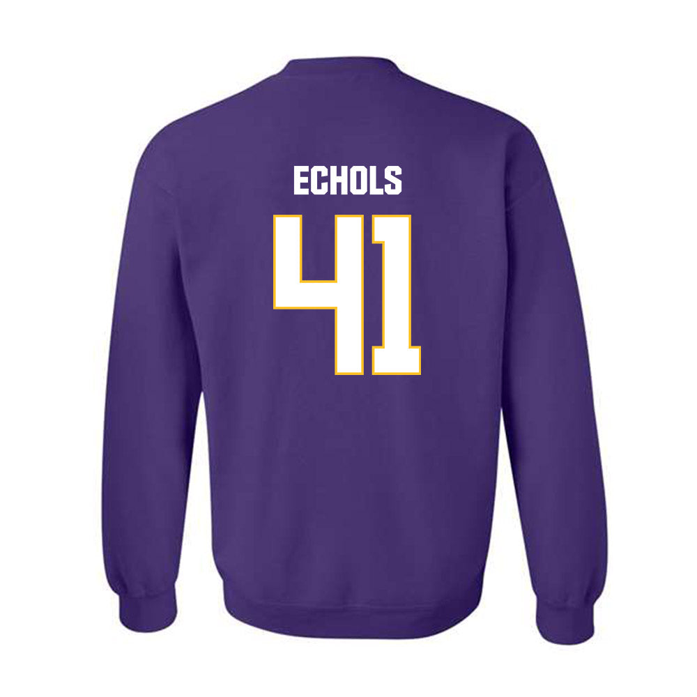 LSU - NCAA Football : Justin Echols - Classic Shersey Crewneck Sweatshirt-1