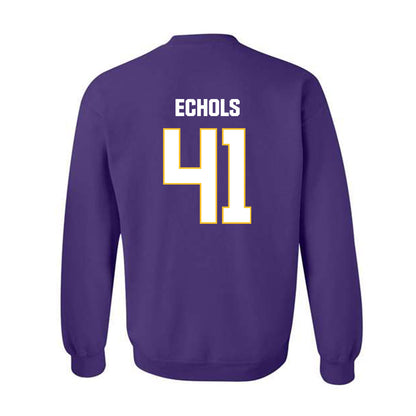 LSU - NCAA Football : Justin Echols - Classic Shersey Crewneck Sweatshirt-1