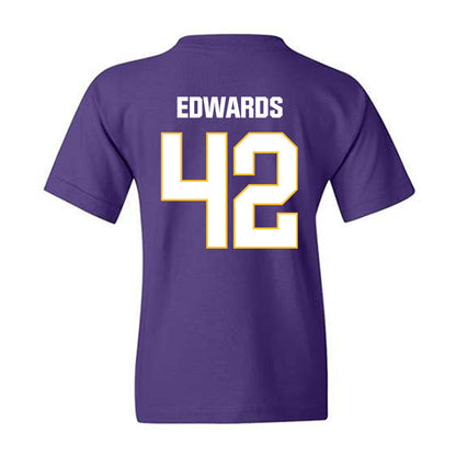 LSU - NCAA Softball : Tori Edwards - Classic Shersey Youth T-Shirt-1