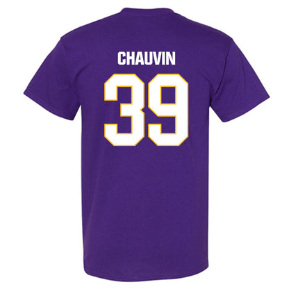 LSU - NCAA Football : Reid Chauvin - Classic Shersey T-Shirt-1