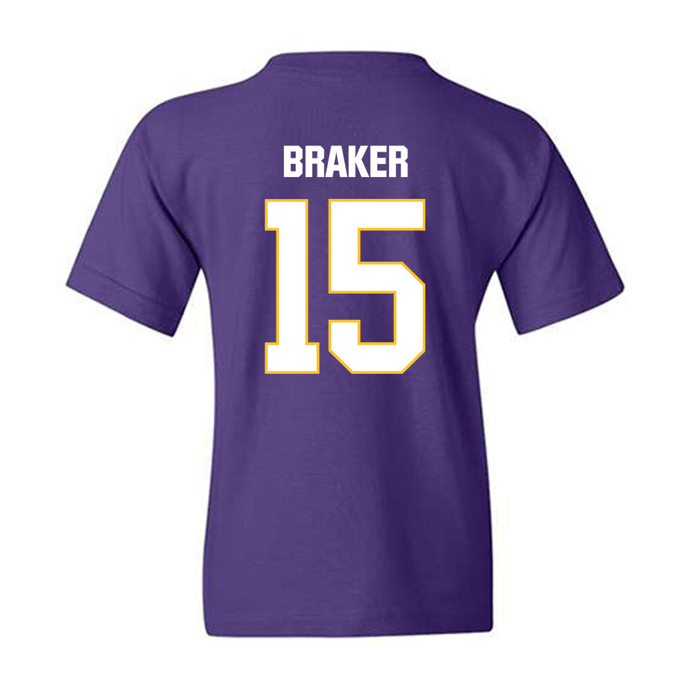 LSU - NCAA Football : Jaiden Braker - Classic Shersey Youth T-Shirt-1