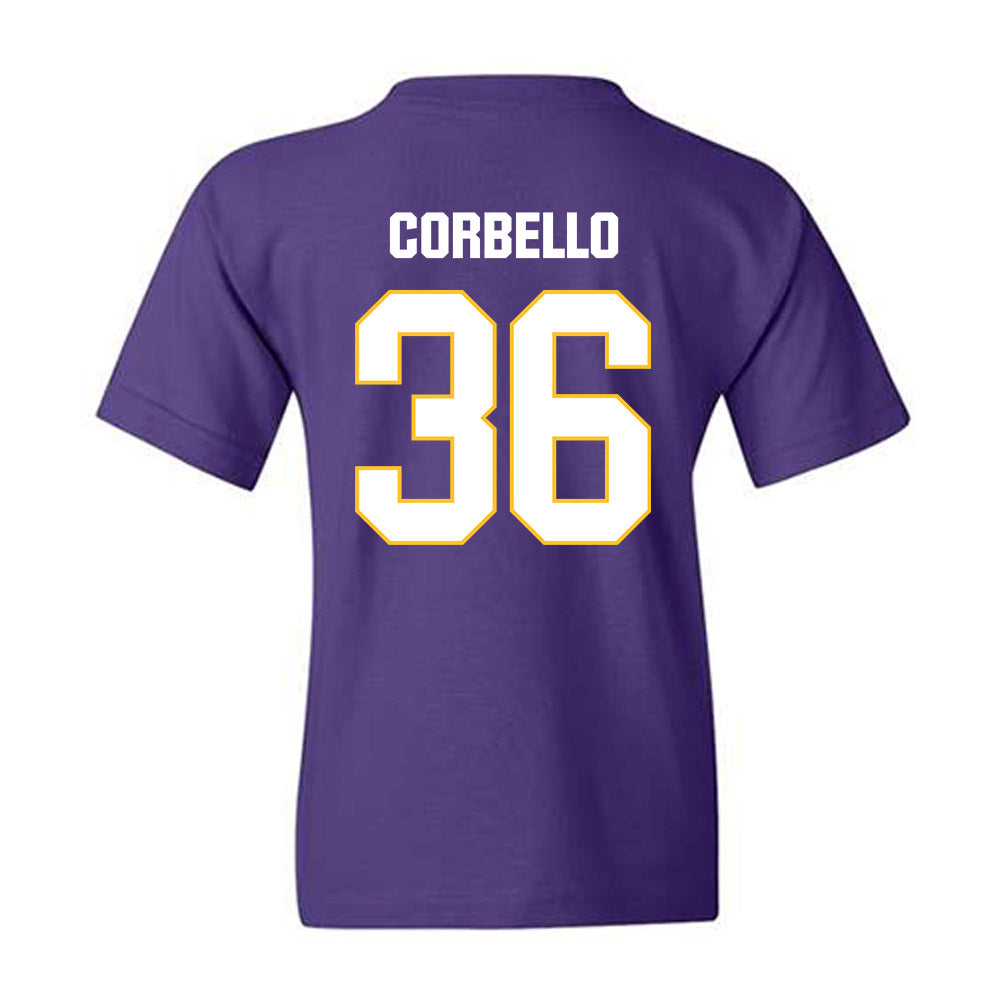 LSU - NCAA Football : Aidan Corbello - Classic Shersey Youth T-Shirt-1