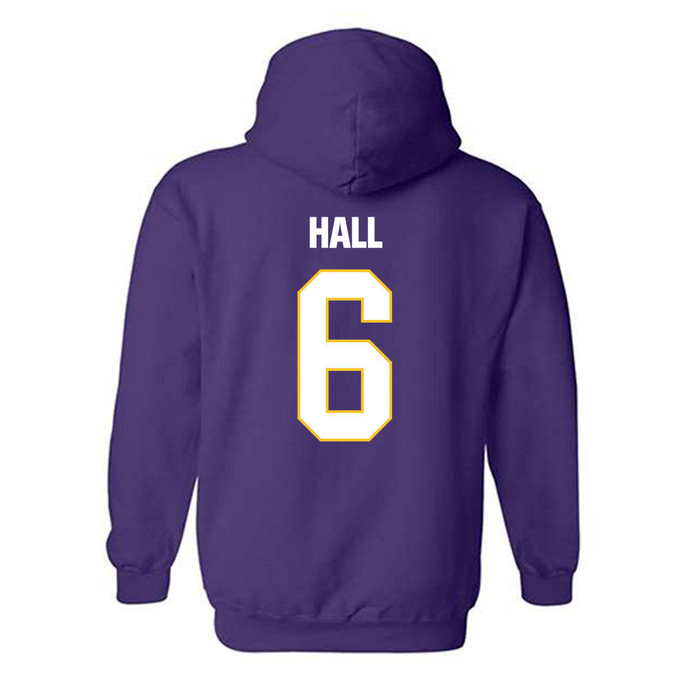 LSU - NCAA Beach Volleyball : Forbes Hall - Classic Shersey Hooded Sweatshirt-1