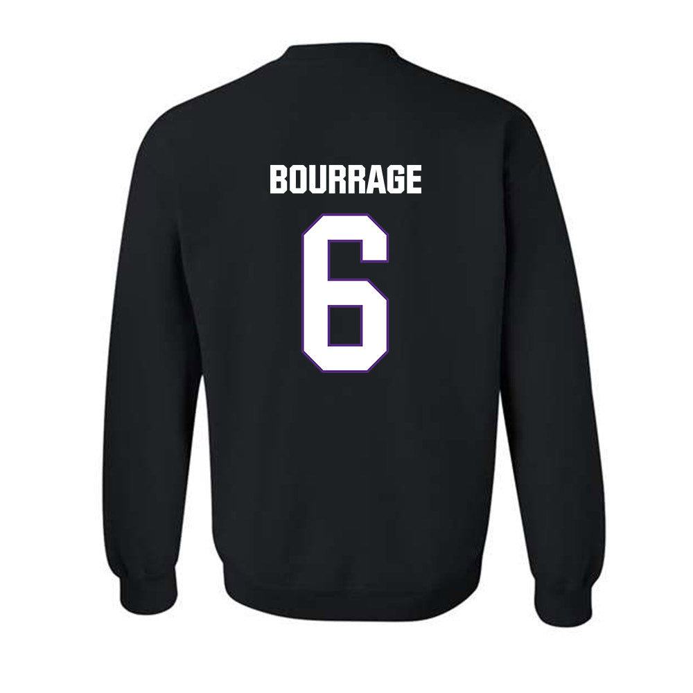 LSU - NCAA Women's Basketball : Divine Bourrage - Classic Shersey Crewneck Sweatshirt-1