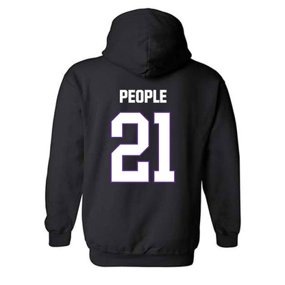 LSU - NCAA Football : Tre People - Classic Shersey Hooded Sweatshirt-1
