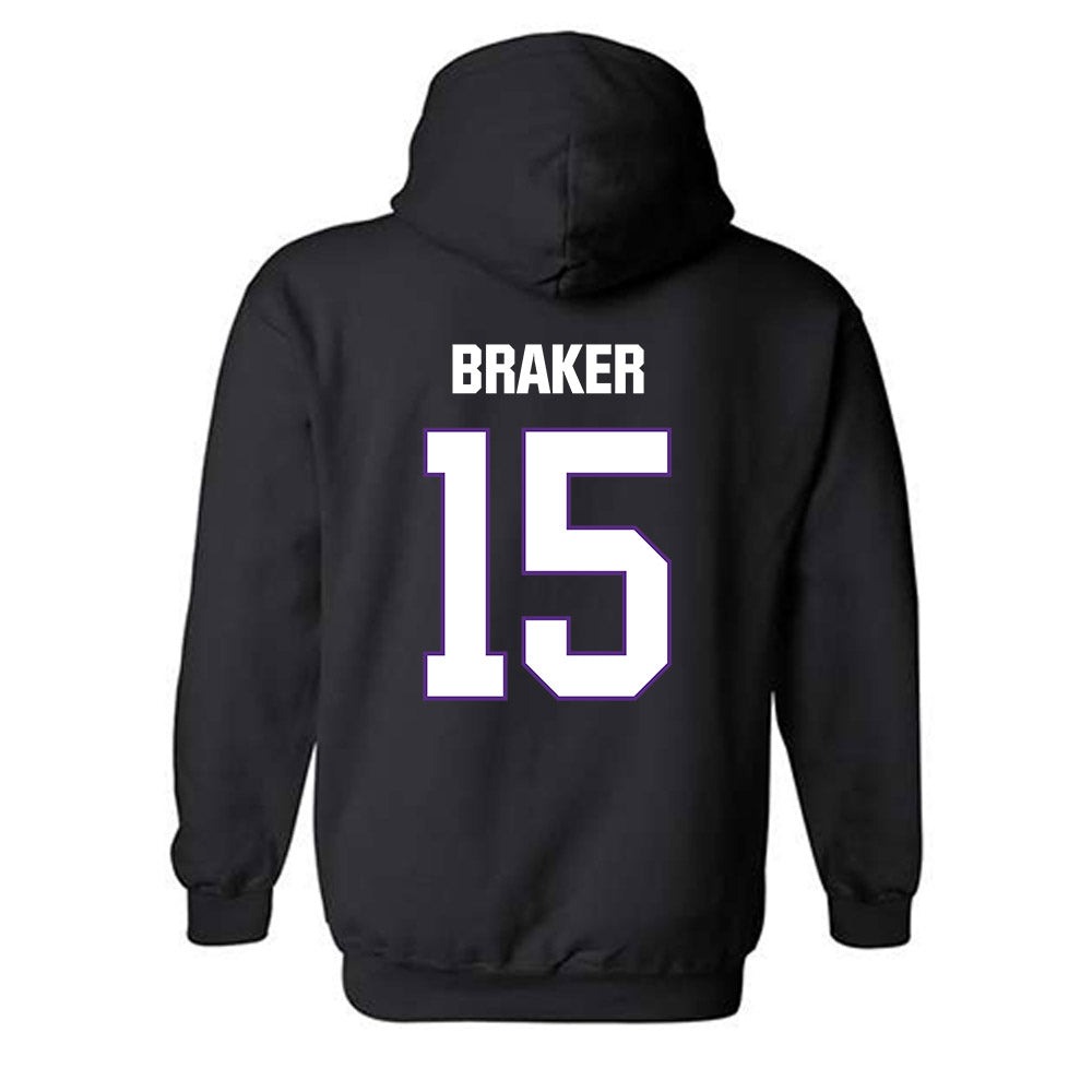 LSU - NCAA Football : Jaiden Braker - Classic Shersey Hooded Sweatshirt-1