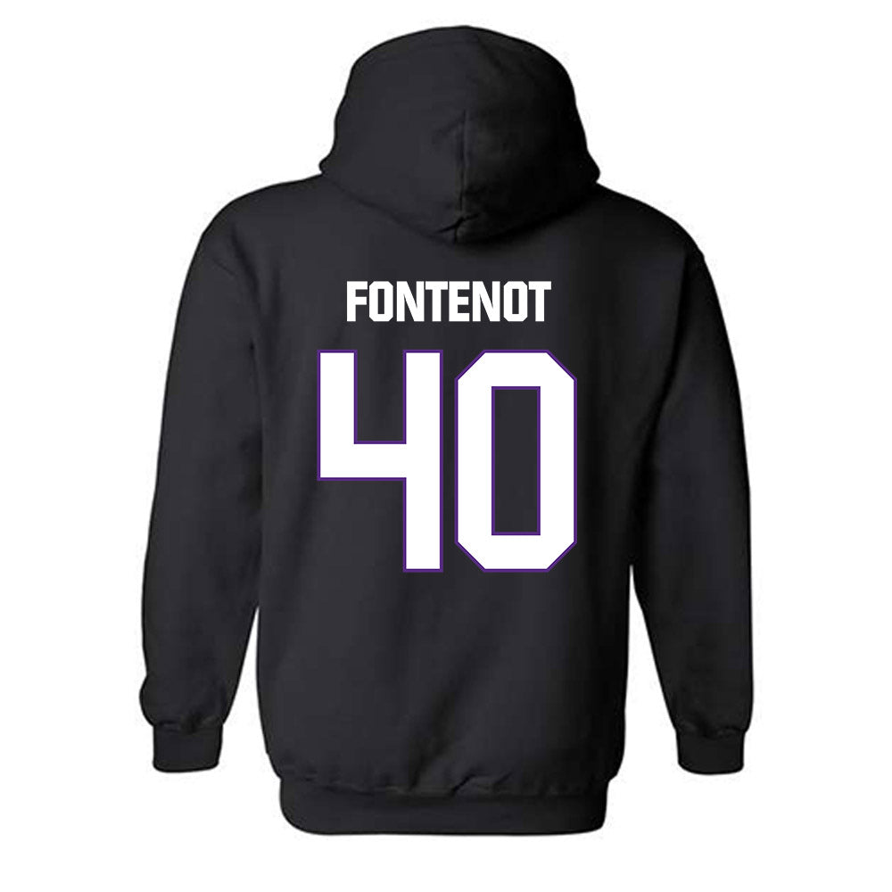 LSU - NCAA Baseball : Grant Fontenot - Classic Shersey Hooded Sweatshirt-1