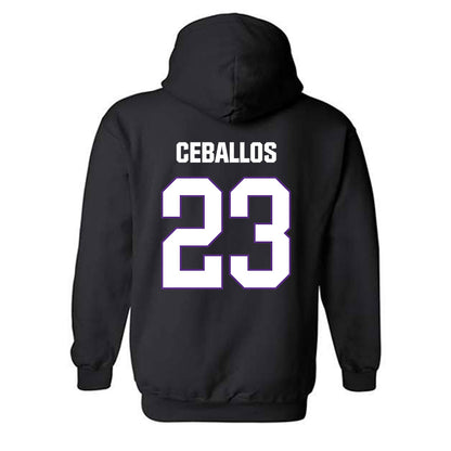 LSU - NCAA Women's Soccer : Gabbi Ceballos - Classic Shersey Hooded Sweatshirt-1