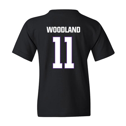 LSU - NCAA Football : PJ Woodland - Classic Shersey Youth T-Shirt-1