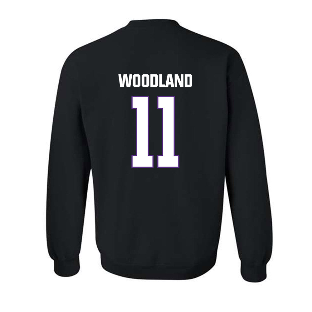LSU - NCAA Football : PJ Woodland - Classic Shersey Crewneck Sweatshirt-1