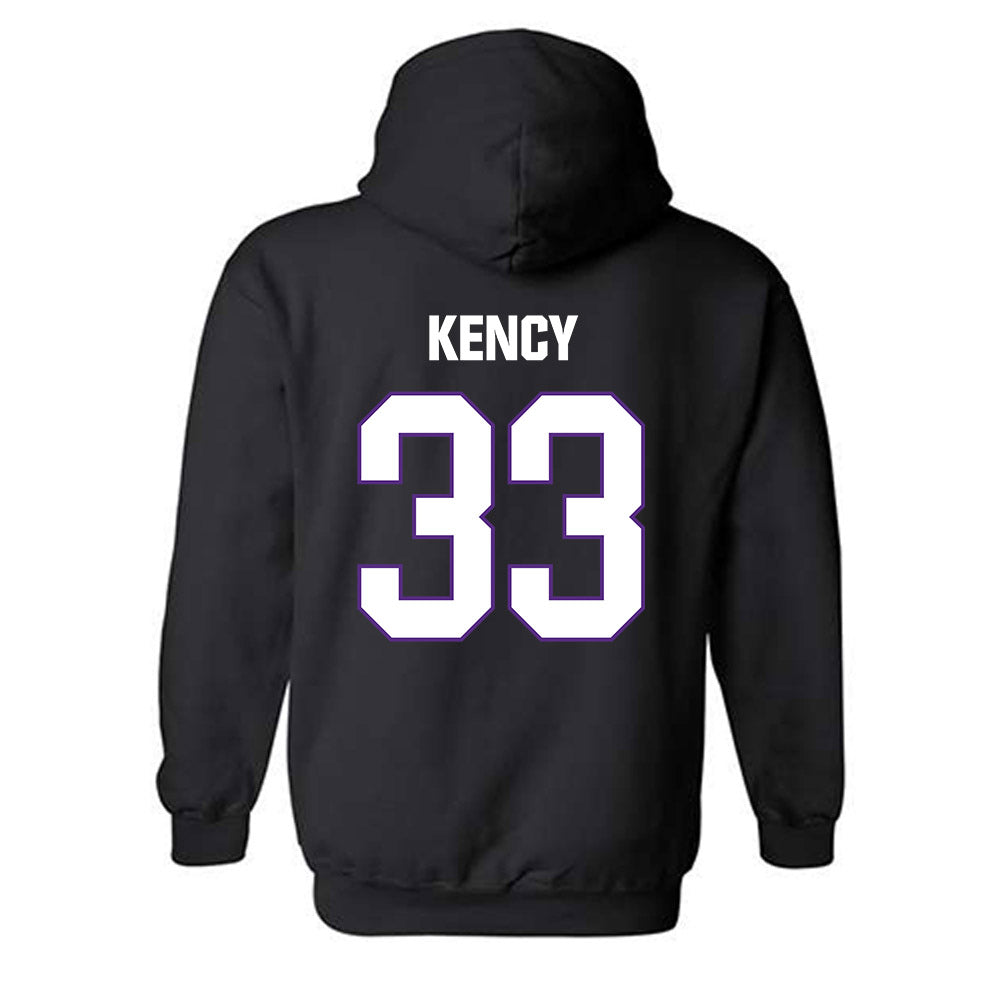 LSU - NCAA Football : David Kency - Classic Shersey Hooded Sweatshirt-1