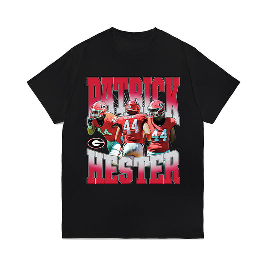 Georgia - NCAA Football : Patrick Hester - Collage Comfort Colors T-Shirt-0