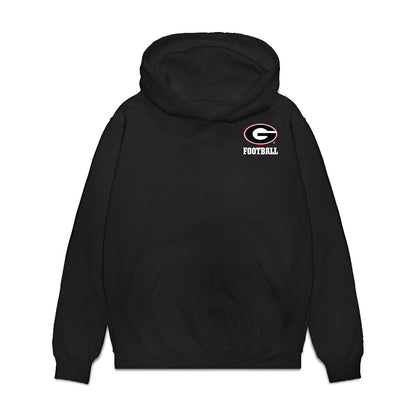 Georgia - NCAA Football : Ryan Montgomery - Collage Premium Hooded Sweatshirt-0