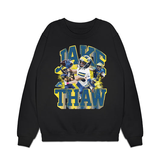 Delaware - NCAA Football : Jake Thaw - Collage Premium Crewneck Sweatshirt-0