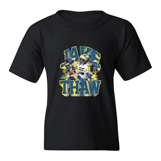 Delaware - NCAA Football : Jake Thaw - Collage Youth T-Shirt-0
