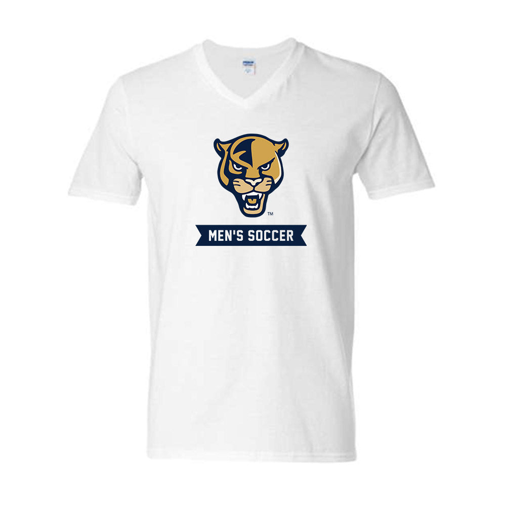 FIU - NCAA Men's Soccer : - Softstyle® V-Neck T-Shirt-0