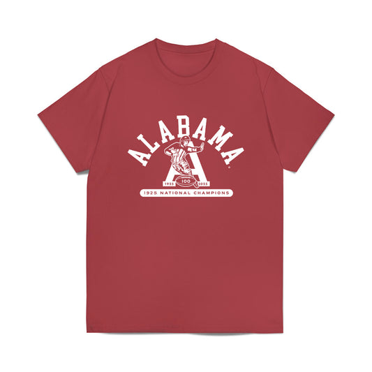 Alabama - NCAA Football : 1925 Logo Sans Roses Comfort Colors T-Shirt-0