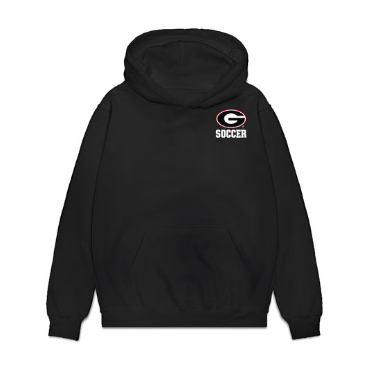 Georgia - NCAA Women's Soccer : Hannah Folliard - Collage Premium Hooded Sweatshirt-0