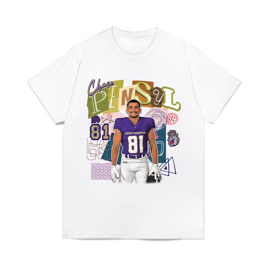 JMU - NCAA Football : Chase Pensyl - Collage Comfort Colors T-Shirt-0
