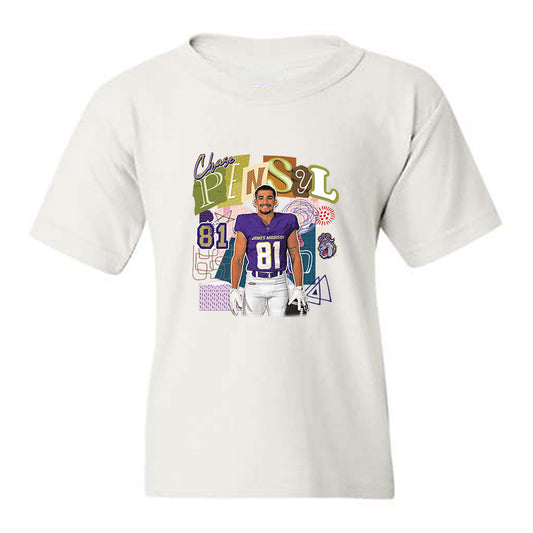 JMU - NCAA Football : Chase Pensyl - Collage Youth T-Shirt-0