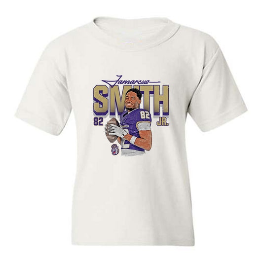 JMU - NCAA Football : Jamarcus Smith Jr - Collage Youth T-Shirt-0
