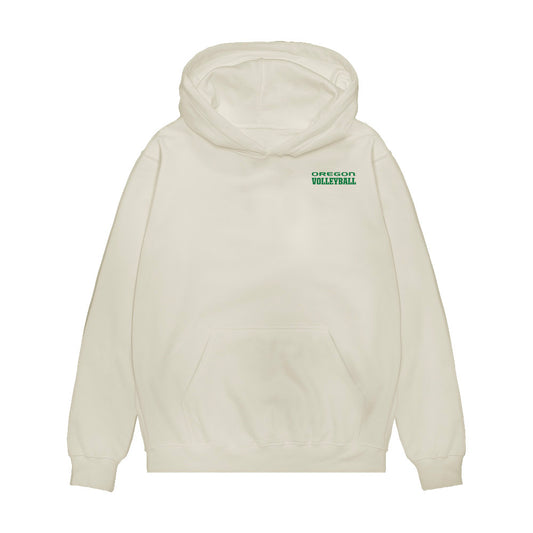 Oregon - NCAA Women's Volleyball : Cora Taylor - Collage Premium Hooded Sweatshirt-0