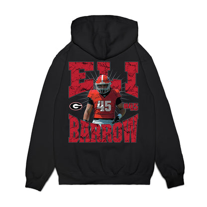 Georgia - NCAA Football : Eli Barrow - Collage Premium Hooded Sweatshirt-1