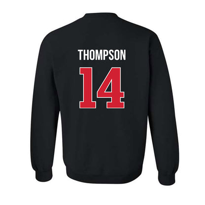 Rutgers - NCAA Football : Jordan Thompson - Classic Shersey Crewneck Sweatshirt-1