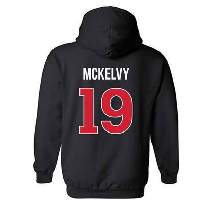 Rutgers - NCAA Men's Lacrosse : Ben McKelvy - Classic Shersey Hooded Sweatshirt-1