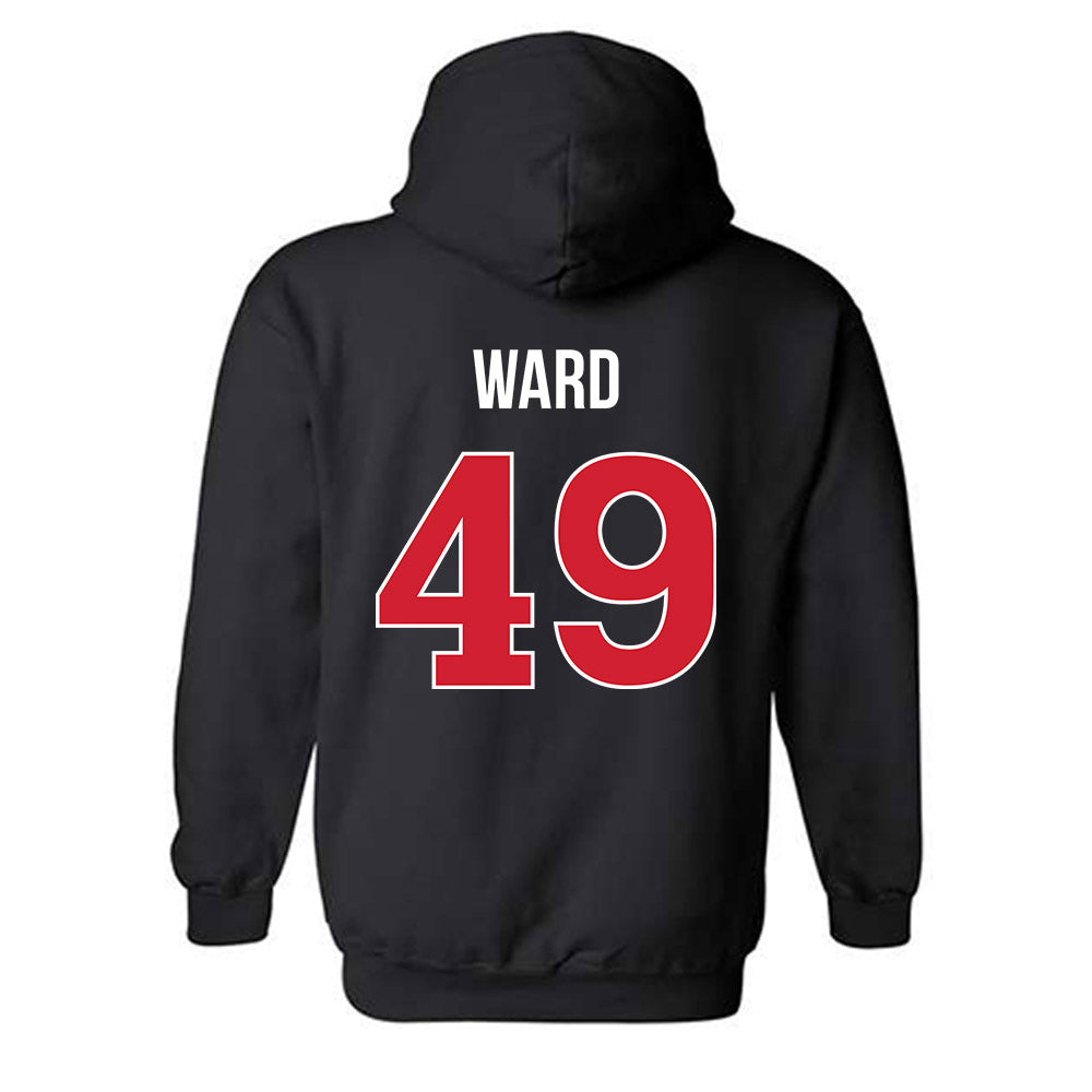 Rutgers - NCAA Football : Evan Ward - Classic Shersey Hooded Sweatshirt-1