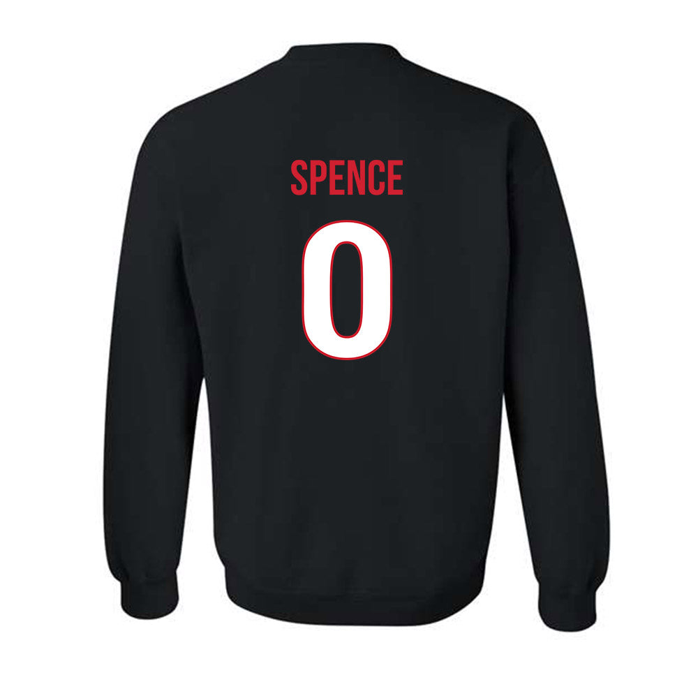 Rutgers - NCAA Women's Track & Field : Kaila Spence - Replica Shersey Crewneck Sweatshirt-1