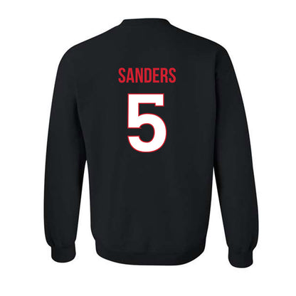 Rutgers - NCAA Football : Kaj Sanders - Replica Shersey Crewneck Sweatshirt-1
