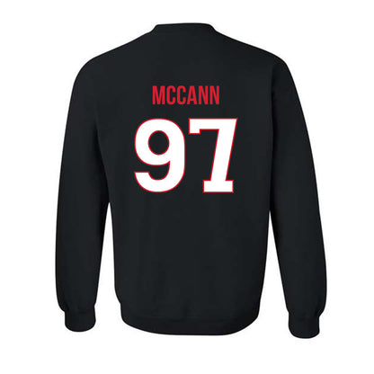 Rutgers - NCAA Football : Riley McCann - Replica Shersey Crewneck Sweatshirt-1