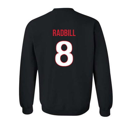 Rutgers - NCAA Baseball : Henry Radbill - Replica Shersey Crewneck Sweatshirt-1