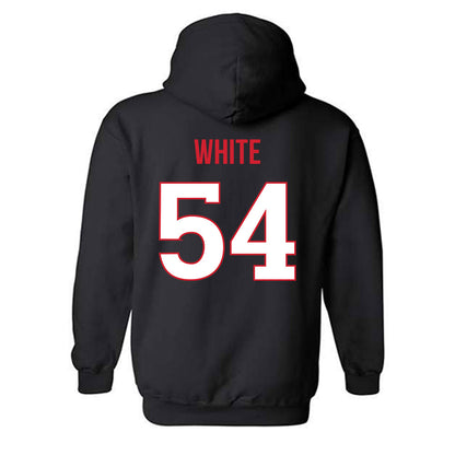 Rutgers - NCAA Football : Taj White - Replica Shersey Hooded Sweatshirt-1
