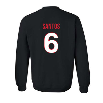 Rutgers - NCAA Baseball : Pablo Santos - Replica Shersey Crewneck Sweatshirt-1