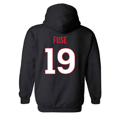 Rutgers - NCAA Football : Davoun Fuse - Replica Shersey Hooded Sweatshirt-1