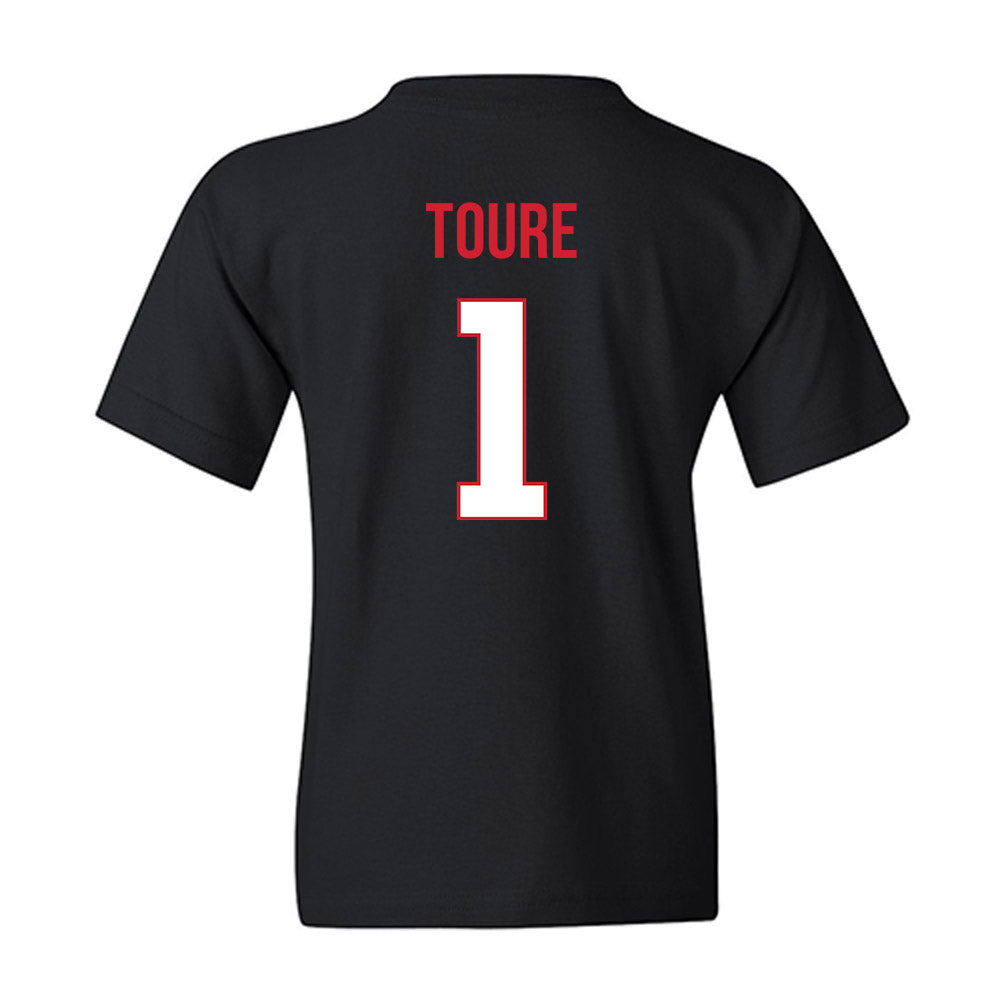 Rutgers - NCAA Football : FamH Toure - Replica Shersey Youth T-Shirt-1