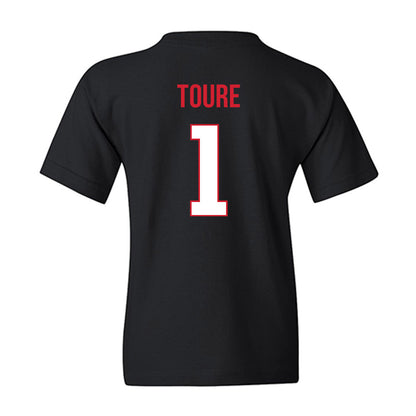 Rutgers - NCAA Football : FamH Toure - Replica Shersey Youth T-Shirt-1