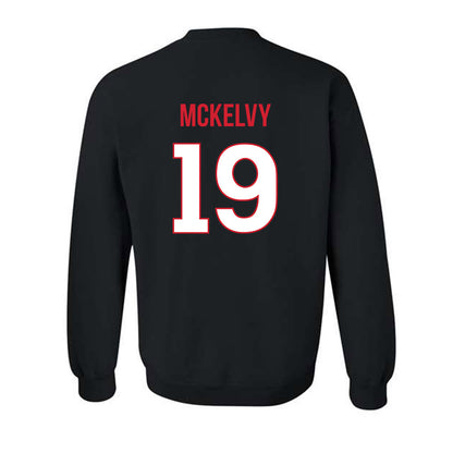 Rutgers - NCAA Men's Lacrosse : Ben McKelvy - Replica Shersey Crewneck Sweatshirt-1