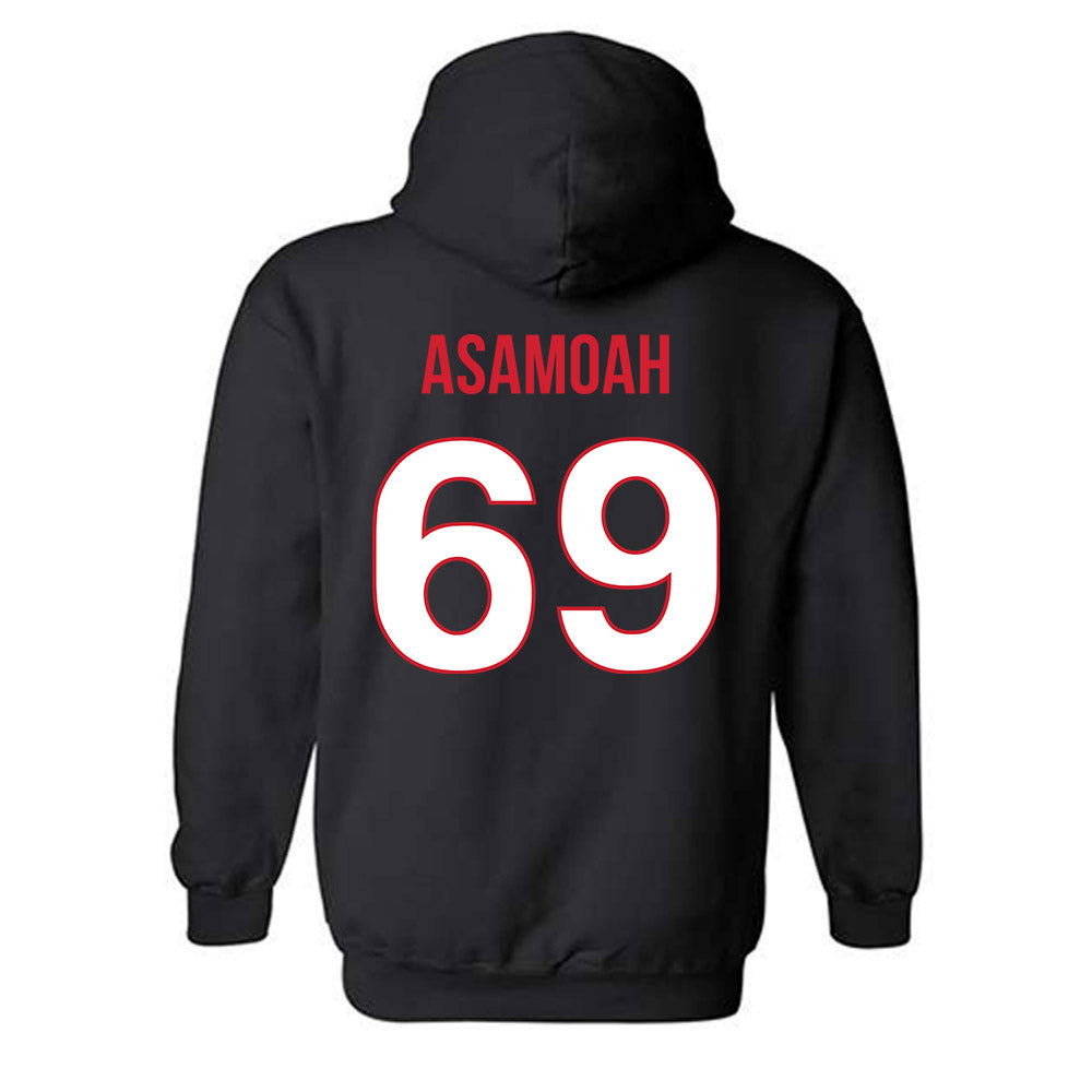 Rutgers - NCAA Football : Kwabena Asamoah - Replica Shersey Hooded Sweatshirt-1