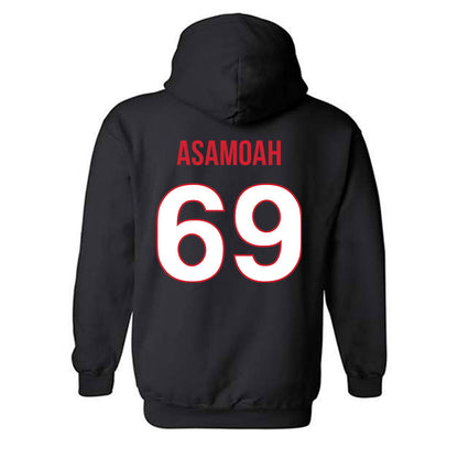 Rutgers - NCAA Football : Kwabena Asamoah - Replica Shersey Hooded Sweatshirt-1